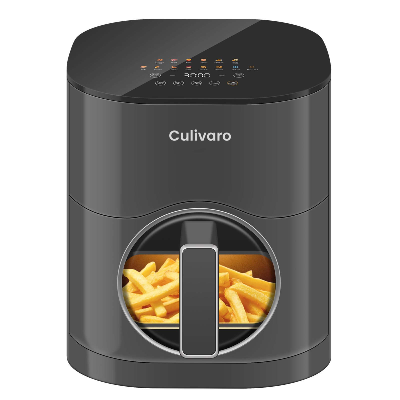 Culivaro Dual Blaze Air Fryer, 5.5L Visual Window,